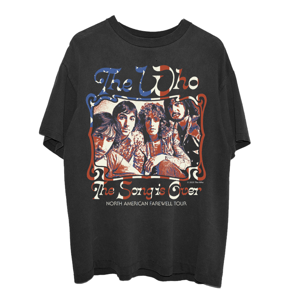 The Song is Over North America Photo Dateback T-Shirt - Who UK