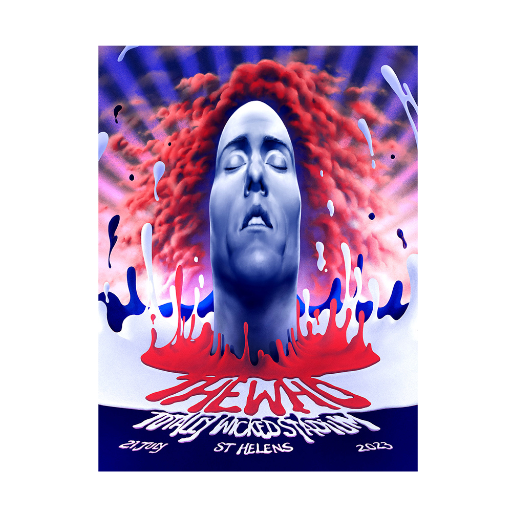The Who - ST HELENS TOUR POSTER - 2023