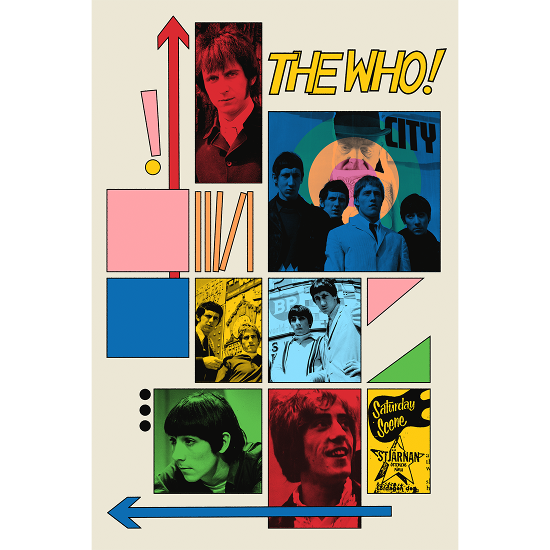 The Who - Collage Poster