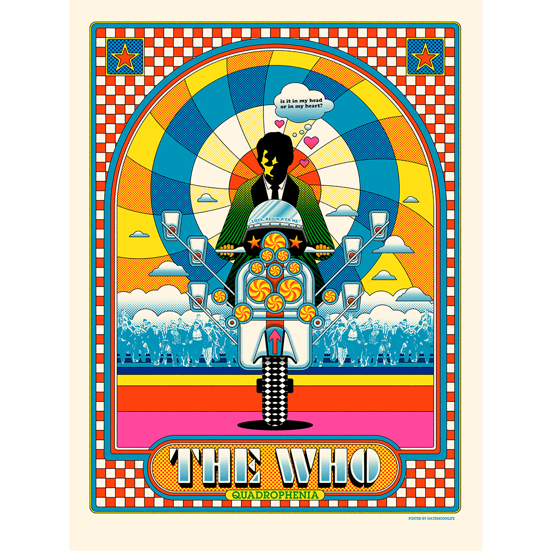 The Who - 1973 Quadrophenia Poster