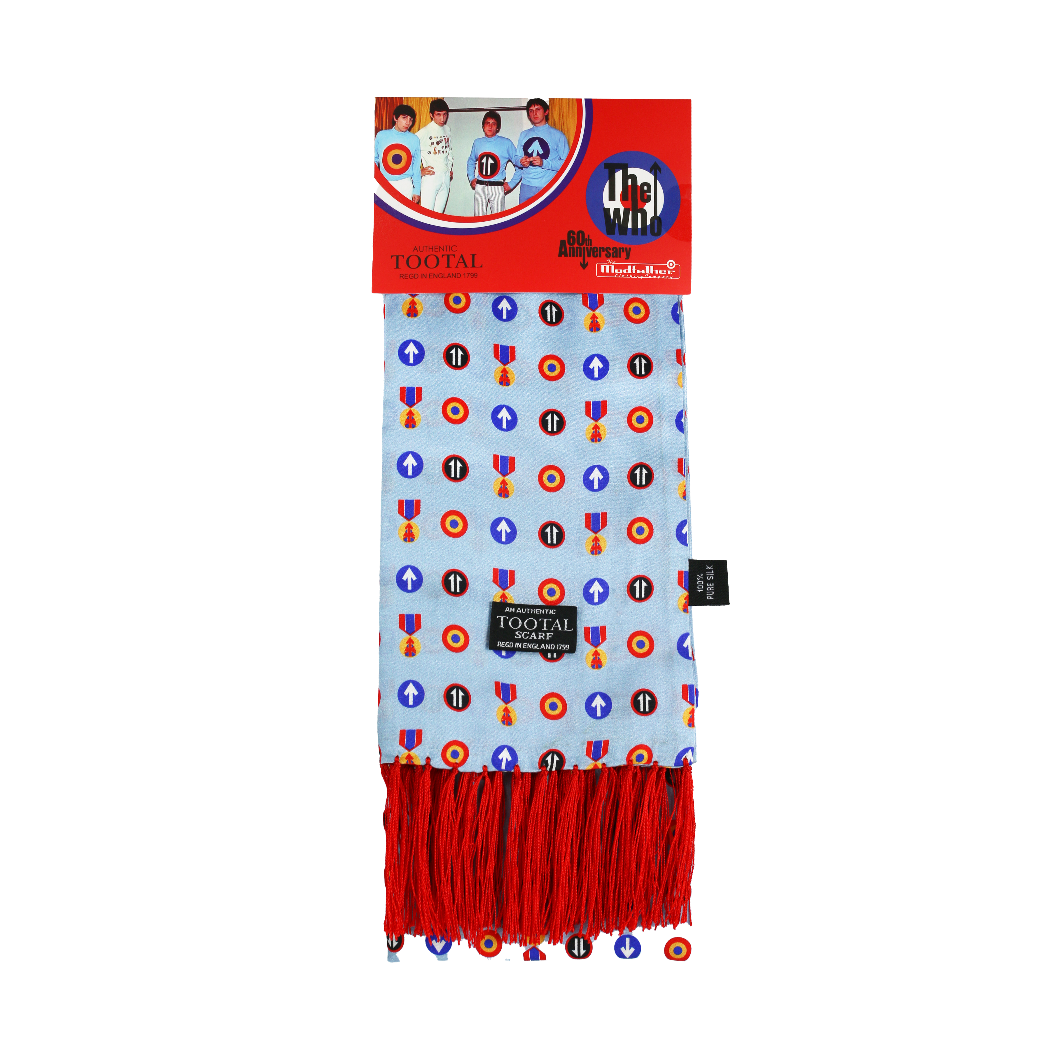 【50％OFF】 Scarf Symbols Silk Tootal Clothing Modfather x Who The - UK Who 小物
