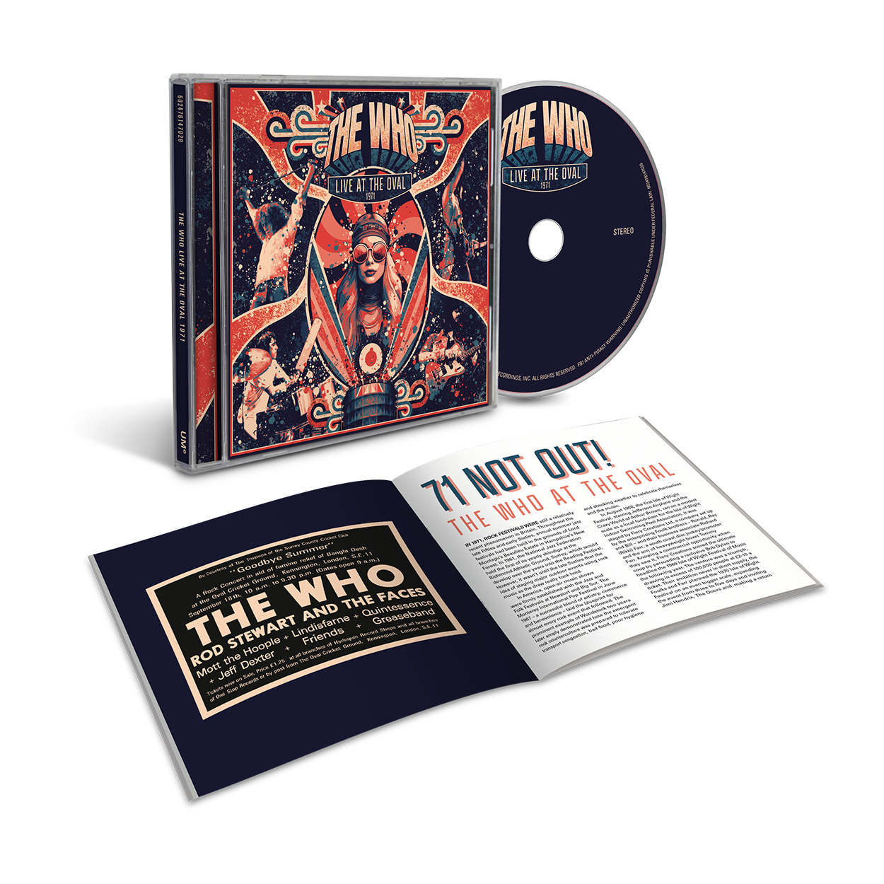 Live At The Oval 1971: CD - Who UK Live At The Oval 1971: CD - Who UK
