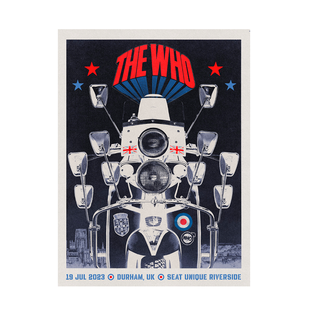 The Who - DURHAM  TOUR POSTER - 2023