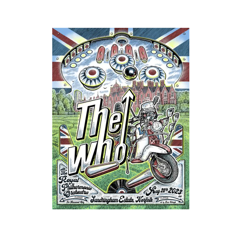 The Who - Sandringham Tour Poster - 2023