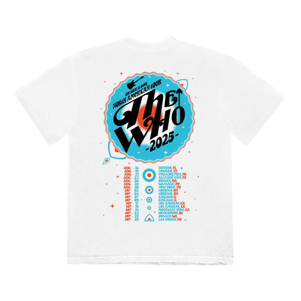 The Who - The Song is Over Guitar Arrow Dateback T-Shirt