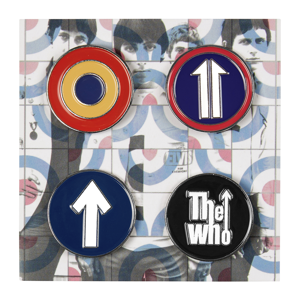 The Who - The Who Classic Logos Enamel Pin Set