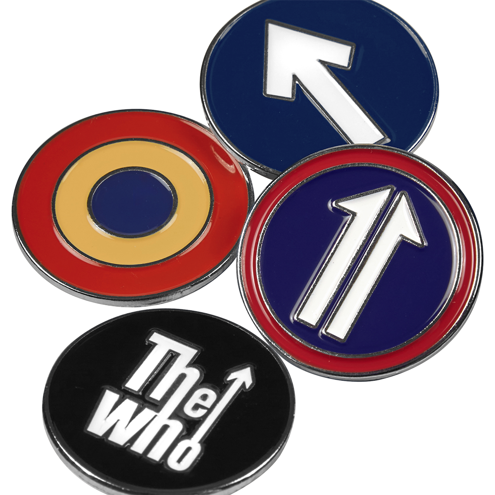 The Who - The Who Classic Logos Enamel Pin Set