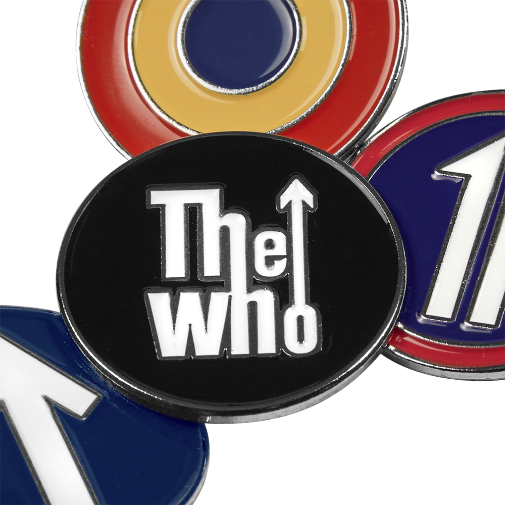 The Who - The Who Classic Logos Enamel Pin Set