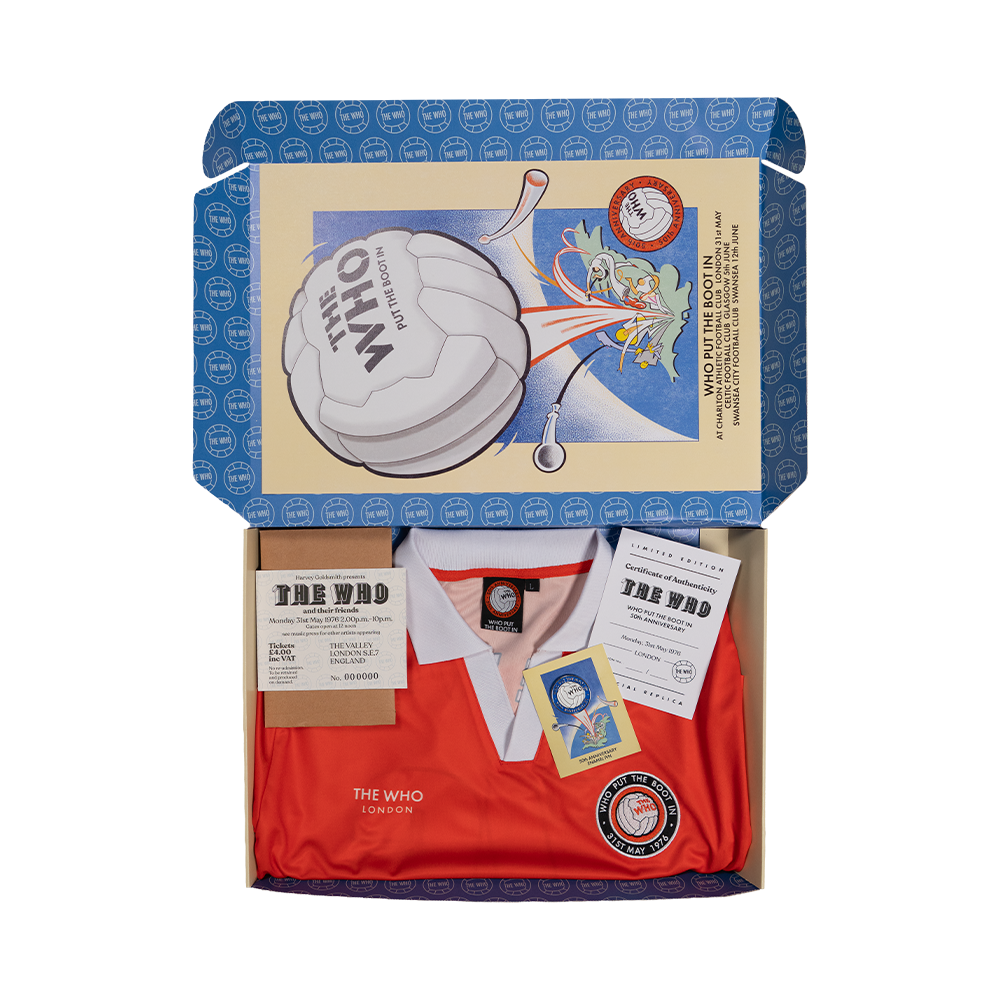 The Who - Limited Edition Put The Boot In Charlton Commemorative Jersey Box