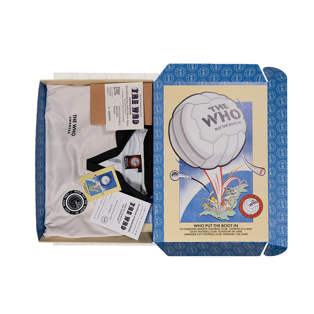 The Who - Limited Edition Put The Boot In Swansea Commemorative Jersey Box