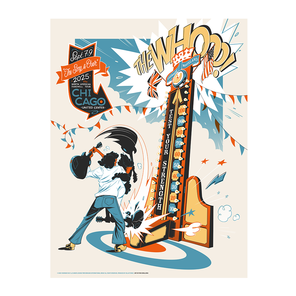 The Who - Limited Edition Chicago, IL 2025 Poster