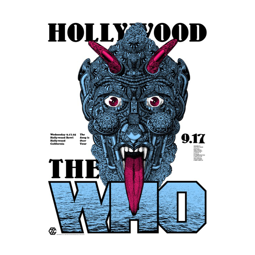 The Who - Limited Edition Los Angeles, CA Poster Night 1