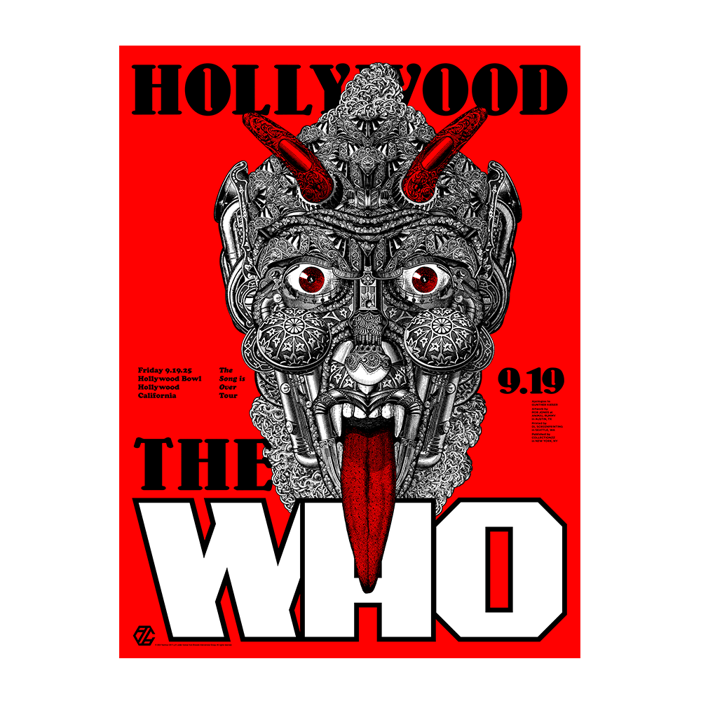 The Who - Limited Edition Los Angeles, CA Poster Night 2