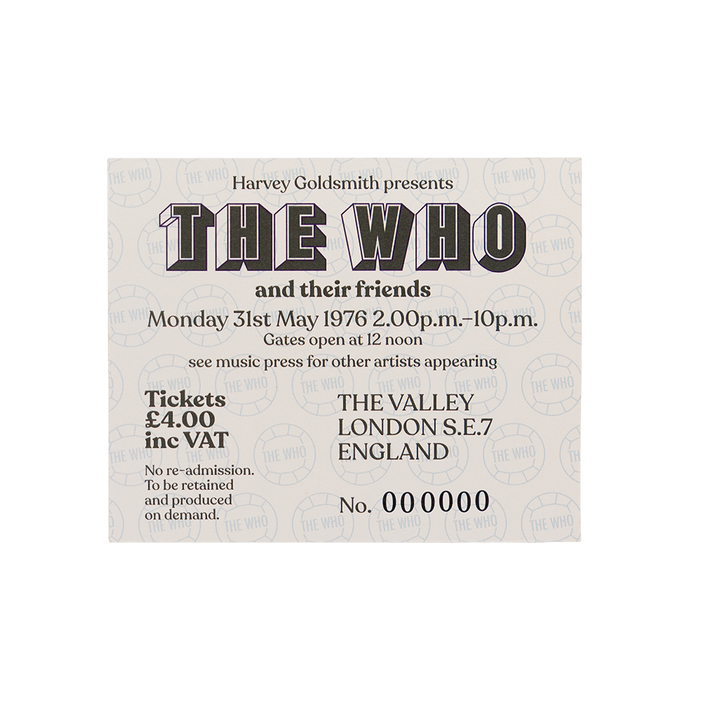 The Who - Limited Edition Put The Boot In Charlton Commemorative Jersey Box