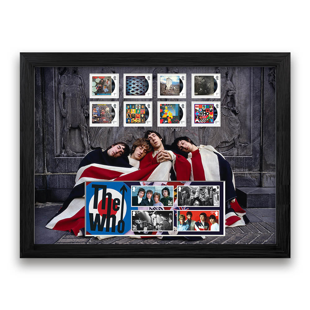 The Who - The Who Framed Stamps And Minisheet