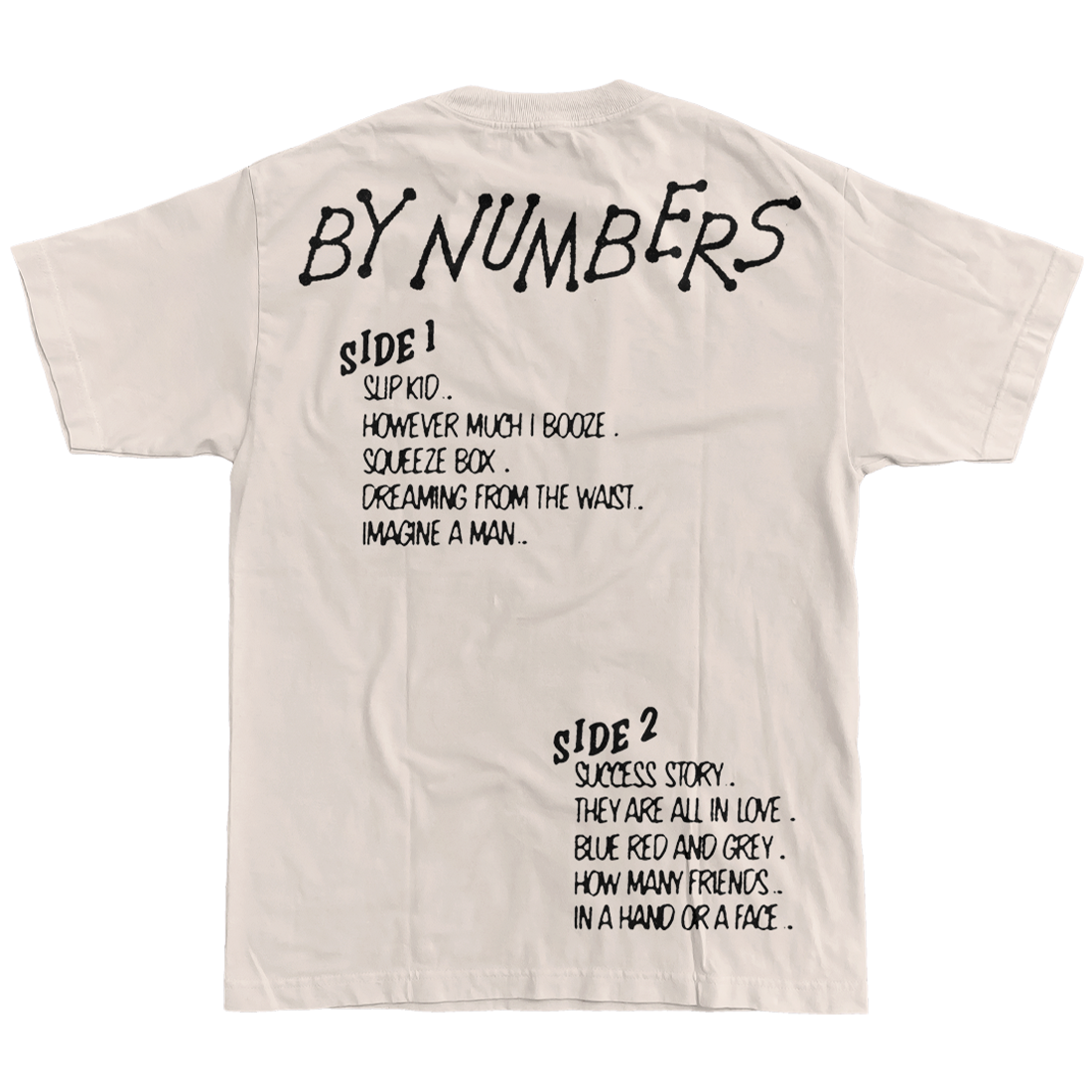The Who - The Who By Numbers Tracklist T-Shirt