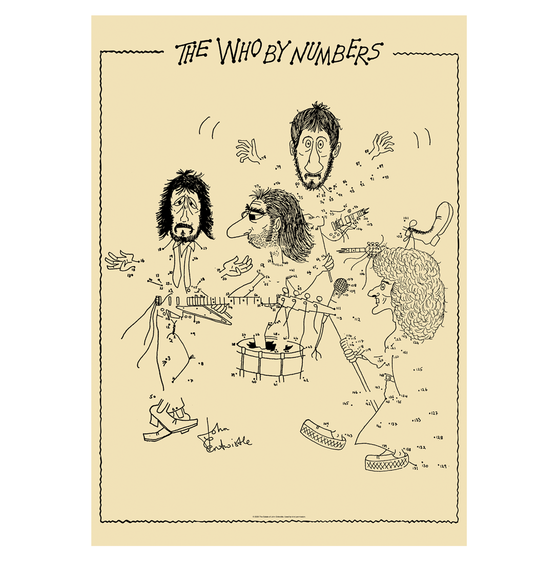 The Who - The Who By Numbers Album Cover Poster