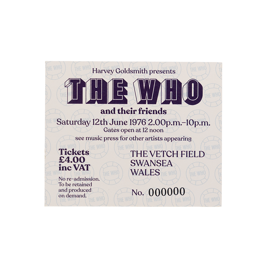 The Who - Limited Edition Put The Boot In Swansea Commemorative Jersey Box