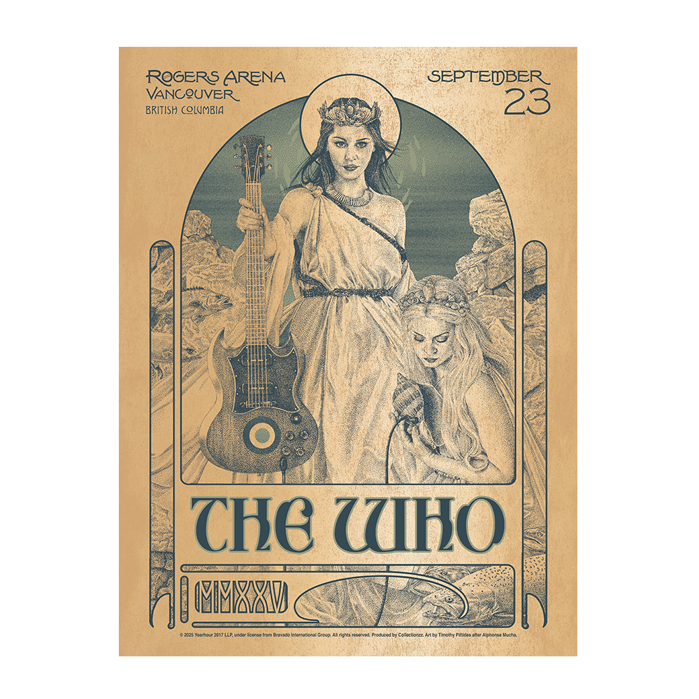 The Who - Limited Edition Vancouver, BC Poster