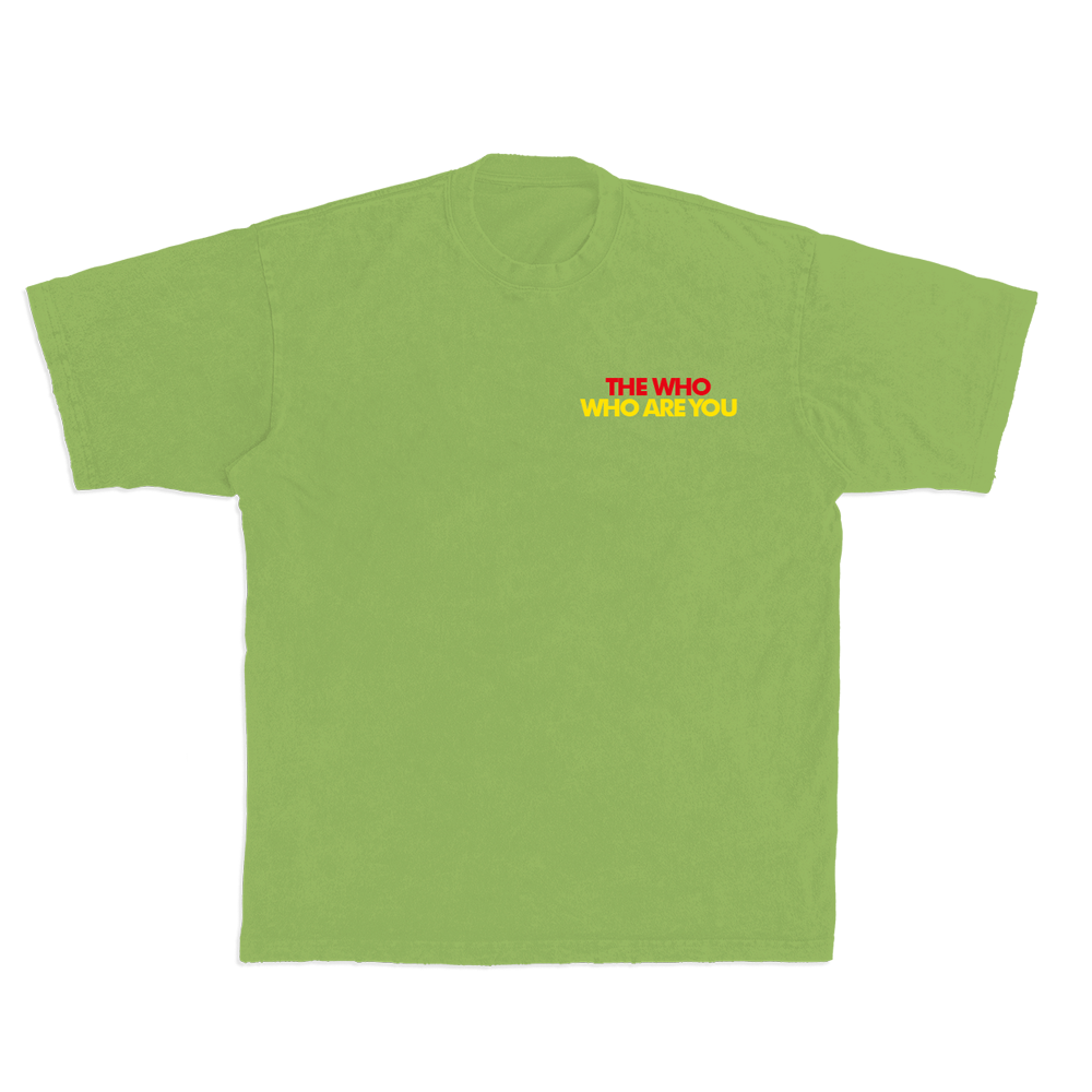 The Who - Who Are You Green Group Photo T-Shirt
