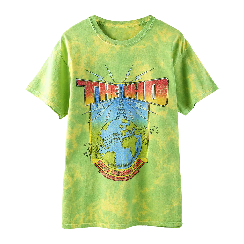 The Who - North American Tour Tye Dye T-Shirt