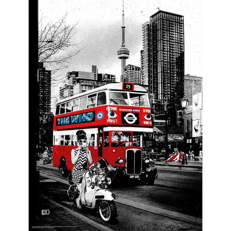 The Who - Limited Edition Toronto, ON 2025 Night 1 Poster