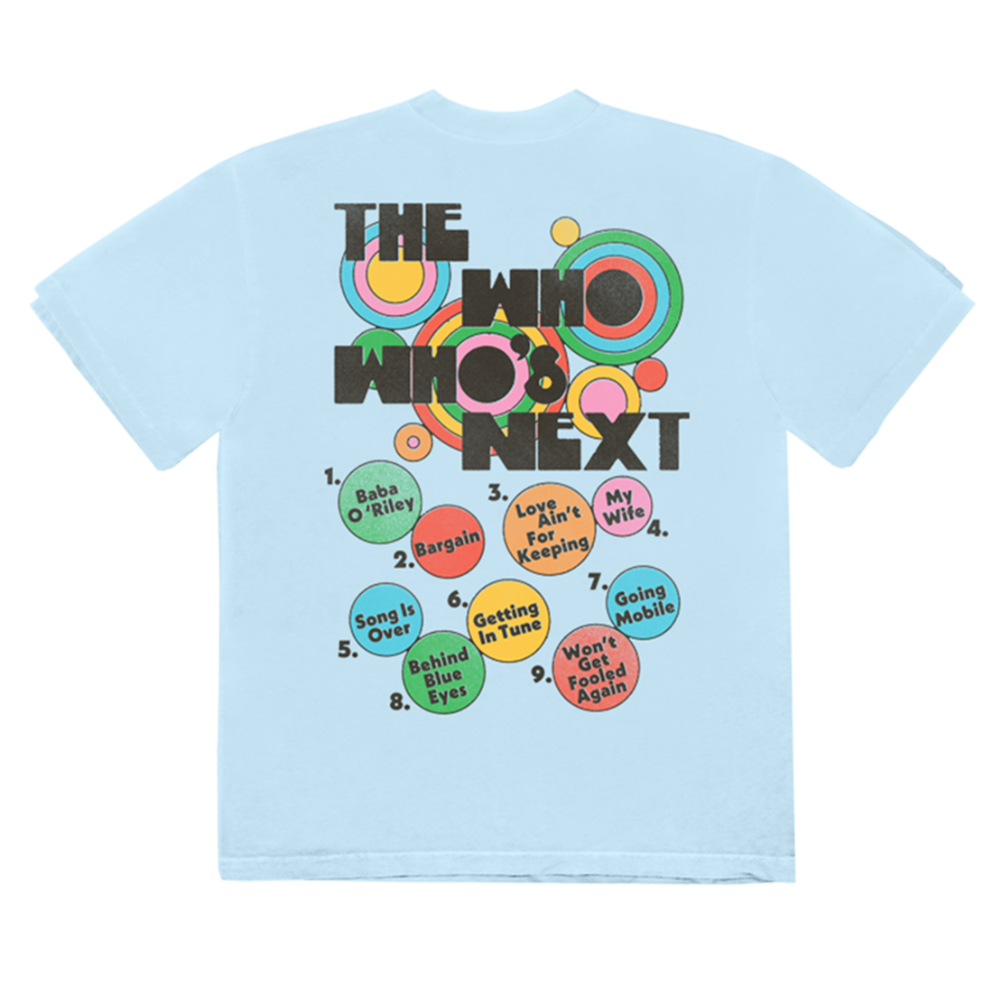 The Who - Who's Next Circles T-Shirt
