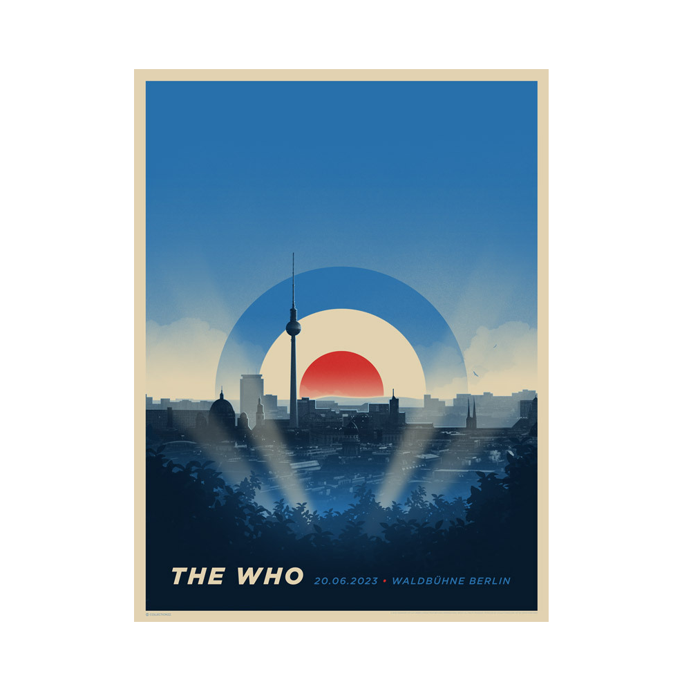 The Who - BERLIN TOUR POSTER - 2023