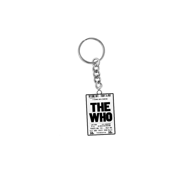 Vintage Concert Poster Keychain - Who UK