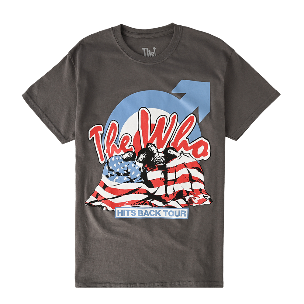 The Who - Hits Back Us Flag Photo T-Shirt