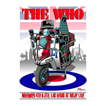 The Who - THE WHO HITS BACK! Las Vegas Tour Poster LIMITED EDITION
